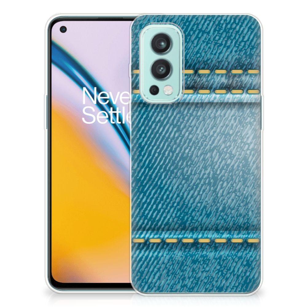 OnePlus Nord 2 5G Silicone Back Cover Jeans
