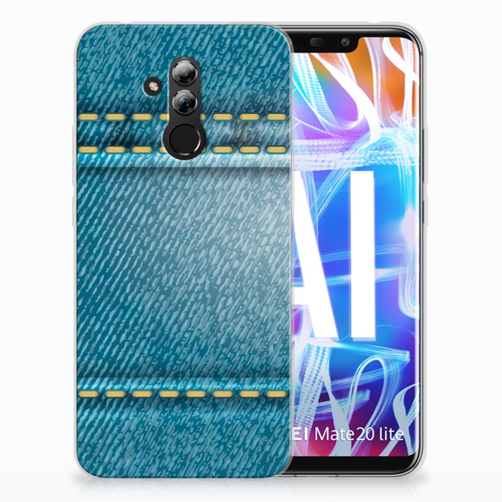 Huawei Mate 20 Lite Silicone Back Cover Jeans