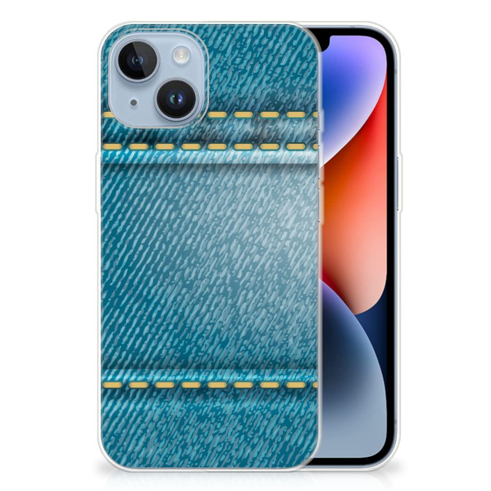 Apple iPhone 14 Silicone Back Cover Jeans