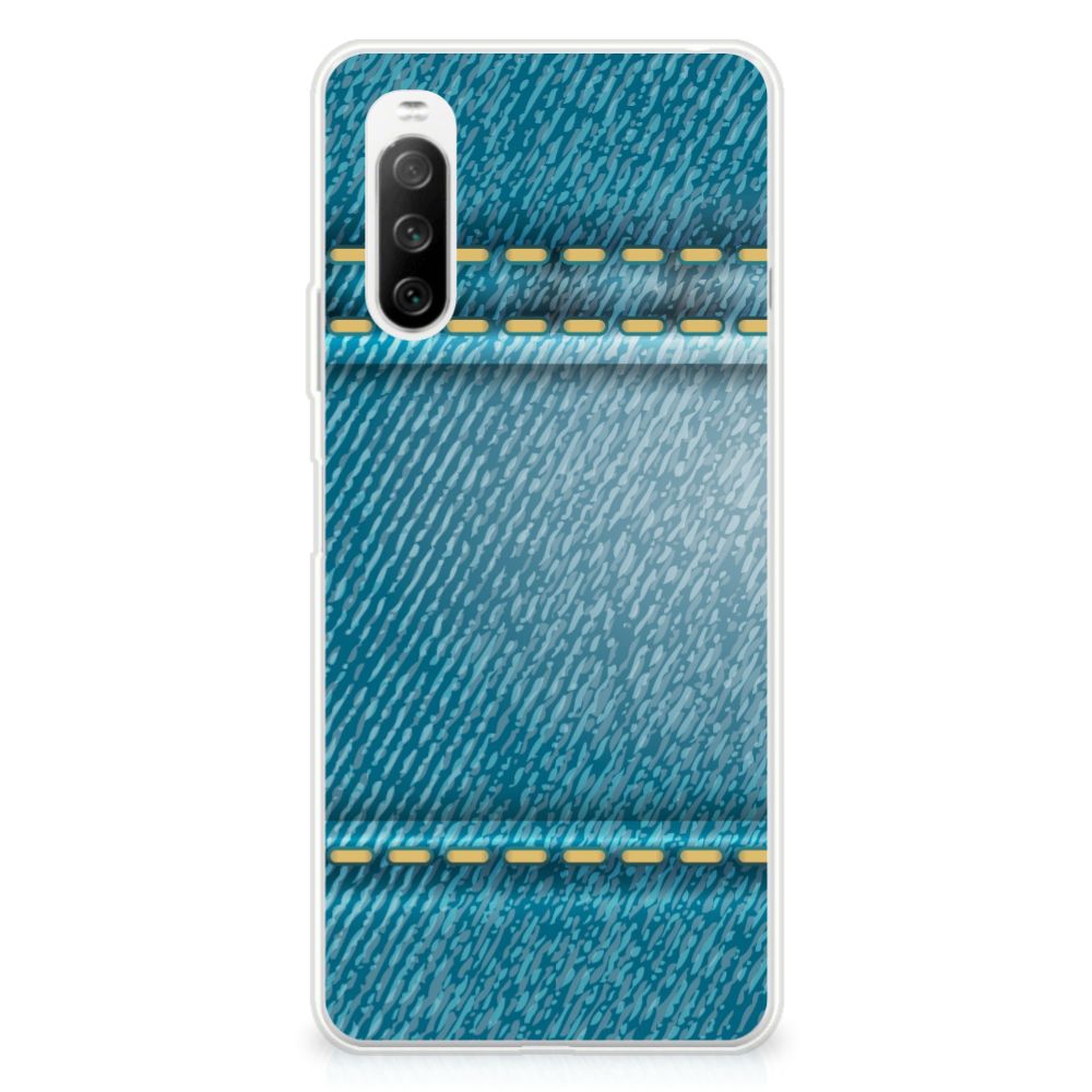 Sony Xperia 10 III Silicone Back Cover Jeans