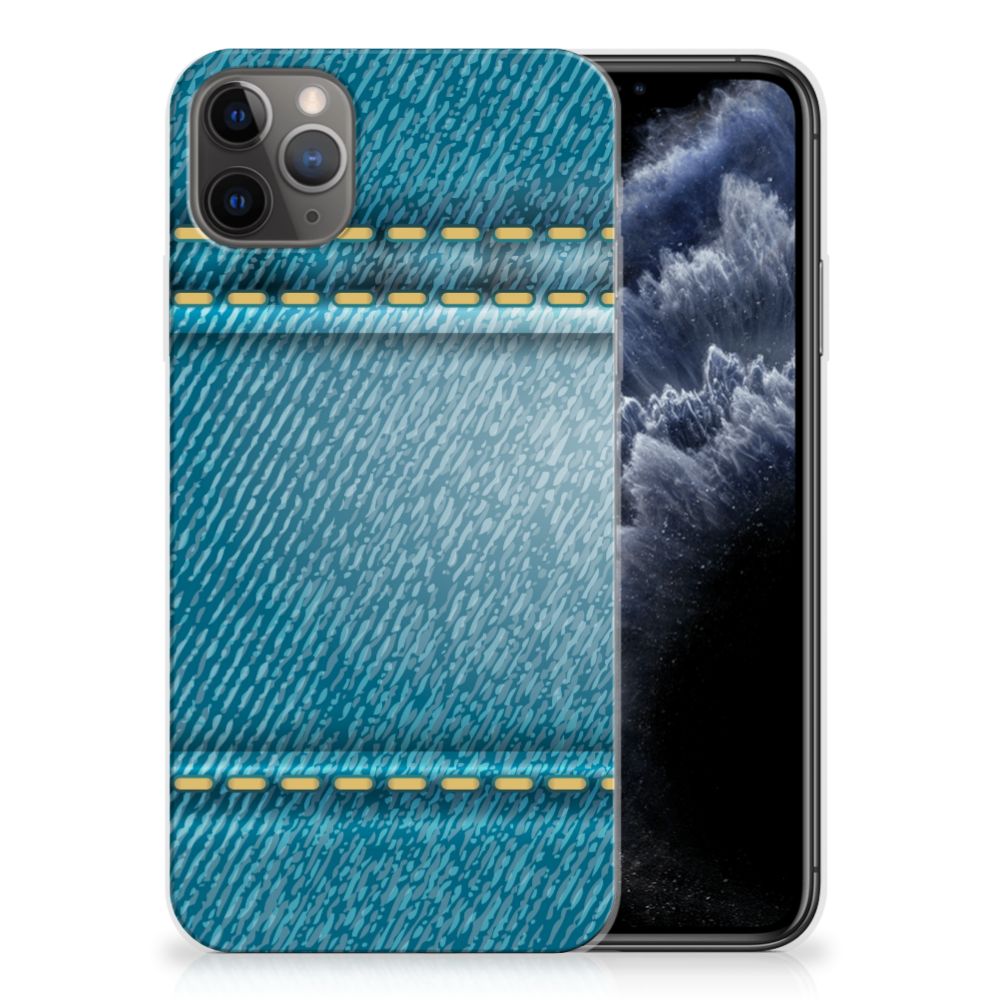 Apple iPhone 11 Pro Max Silicone Back Cover Jeans
