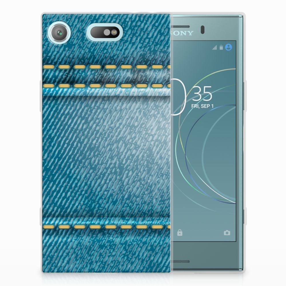 Sony Xperia XZ1 Compact Silicone Back Cover Jeans