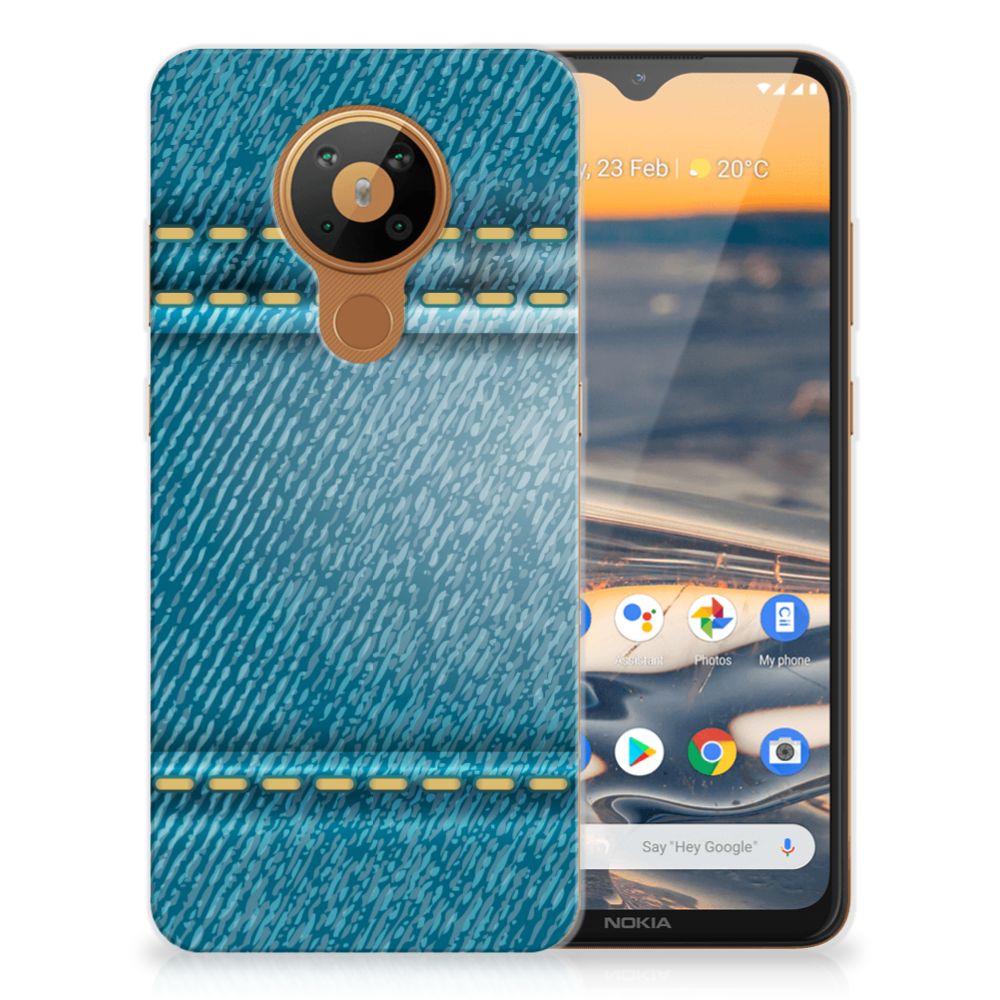 Nokia 5.3 Silicone Back Cover Jeans