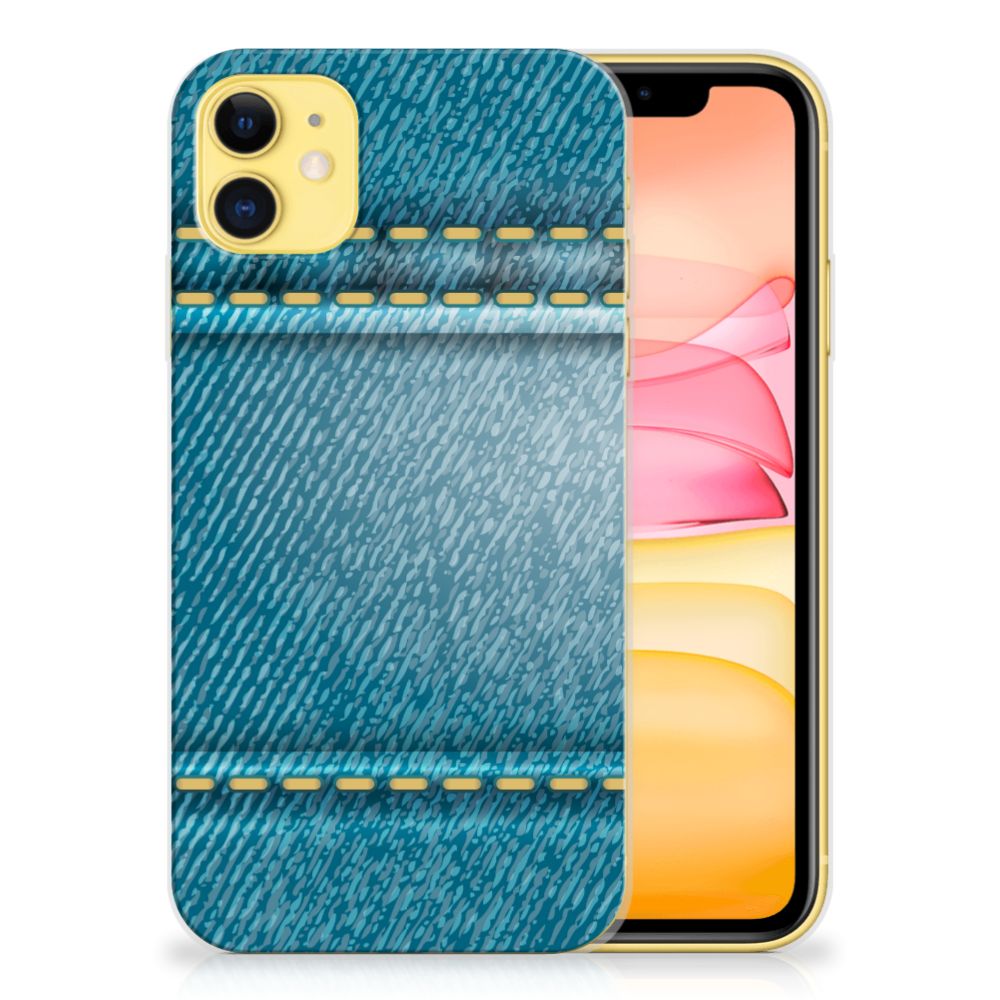Apple iPhone 11 Silicone Back Cover Jeans