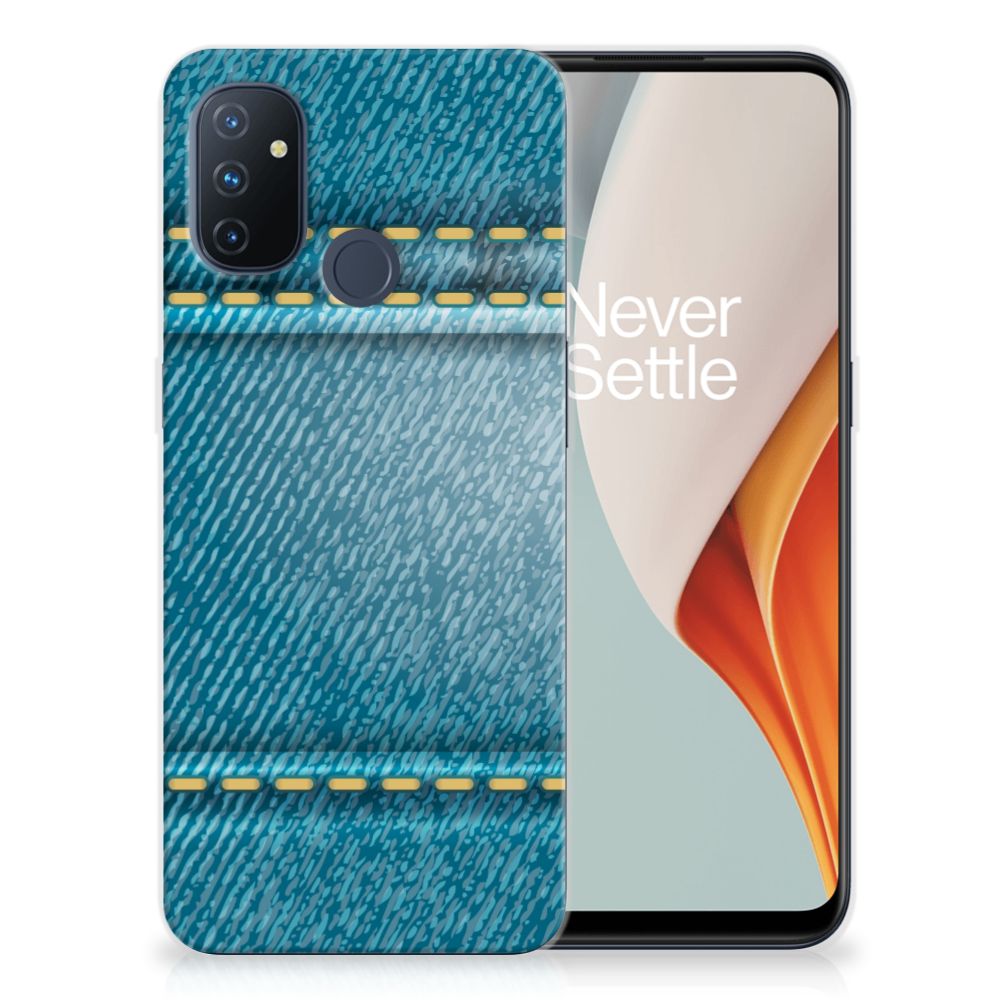 OnePlus Nord N100 Silicone Back Cover Jeans