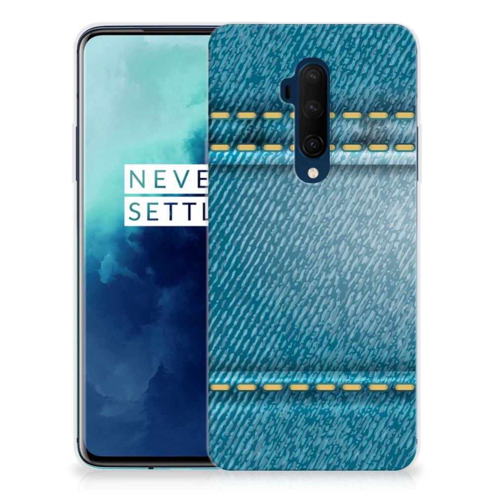 OnePlus 7T Pro Silicone Back Cover Jeans