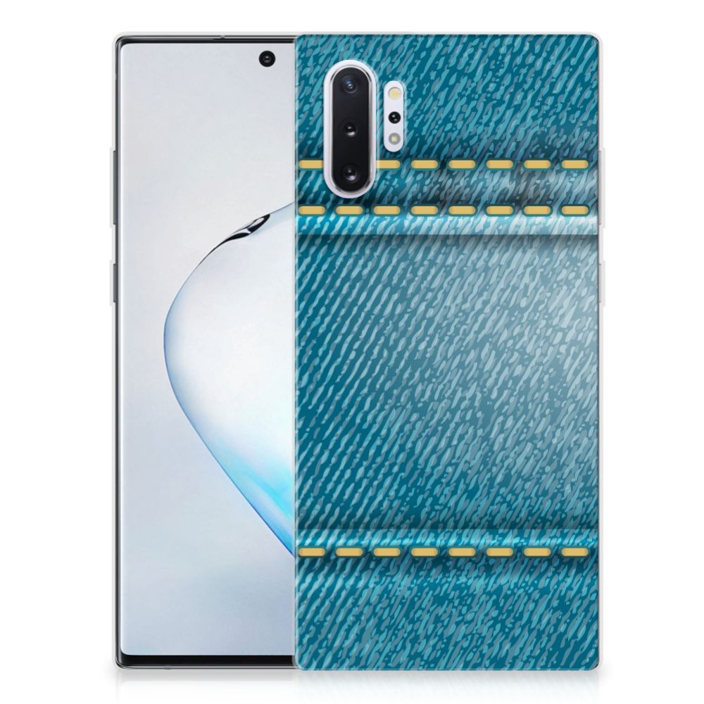 Samsung Galaxy Note 10 Plus Silicone Back Cover Jeans