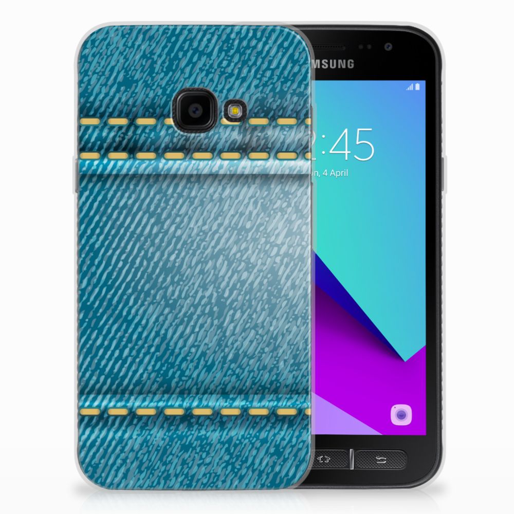 Samsung Galaxy Xcover 4 | Xcover 4s Silicone Back Cover Jeans