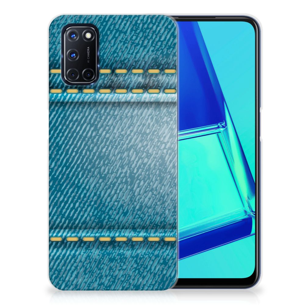 OPPO A52 | A72 Silicone Back Cover Jeans