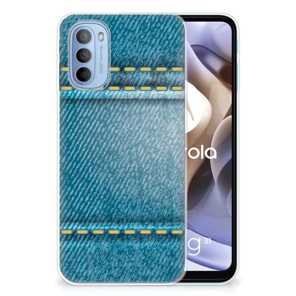 Motorola Moto G31 | G41 Silicone Back Cover Jeans