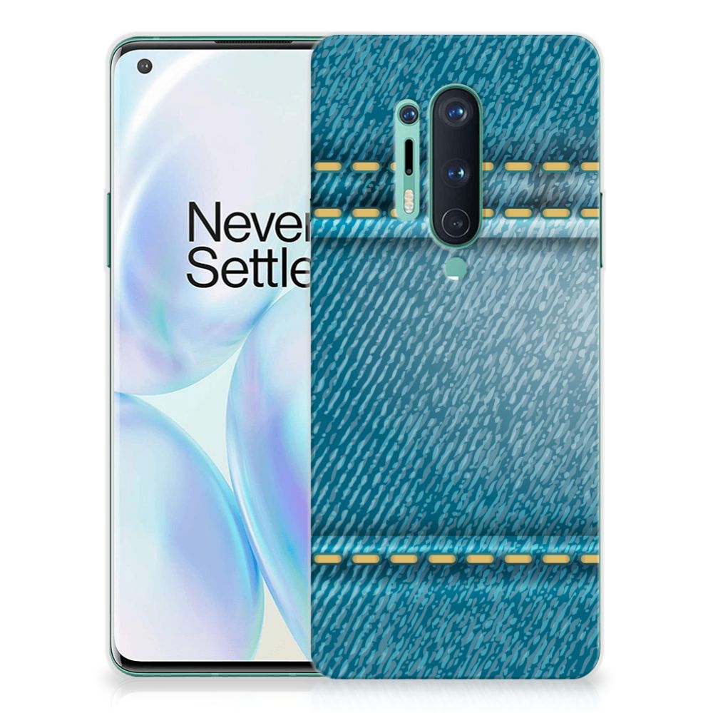OnePlus 8 Pro Silicone Back Cover Jeans
