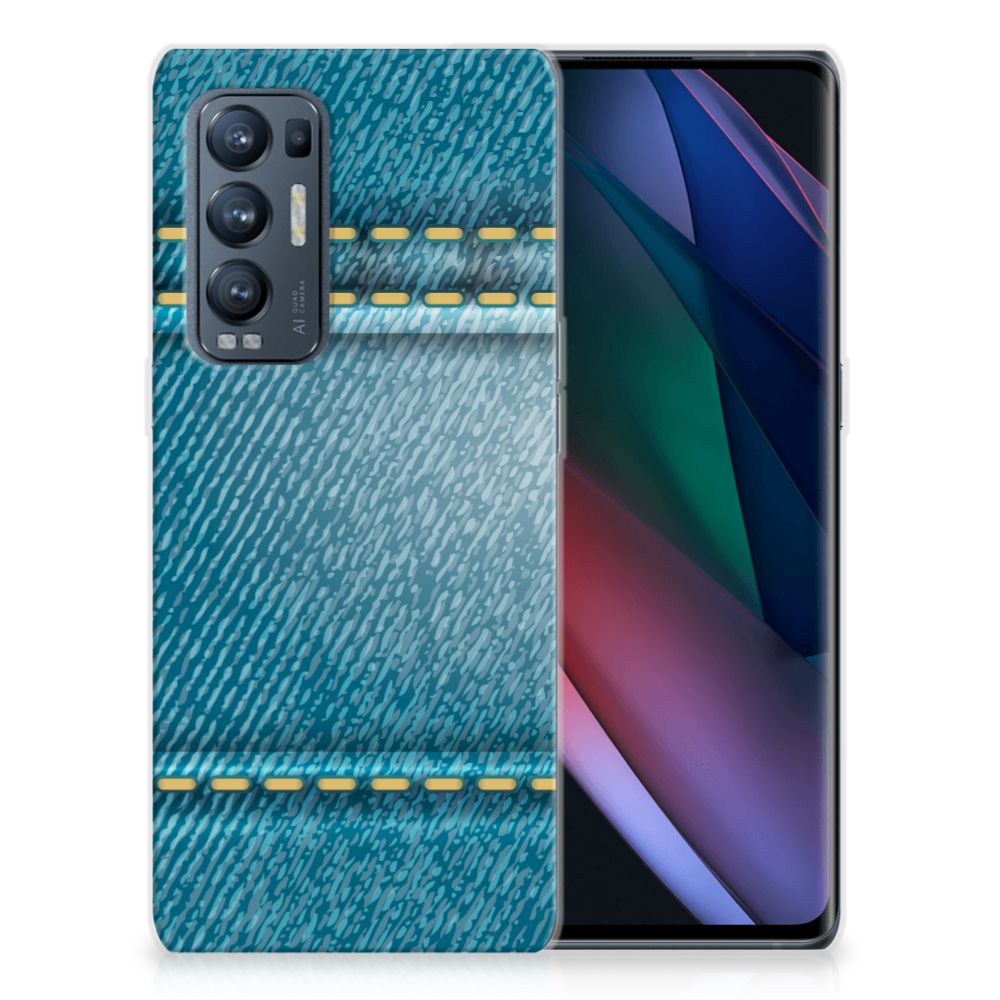OPPO Find X3 Neo Silicone Back Cover Jeans