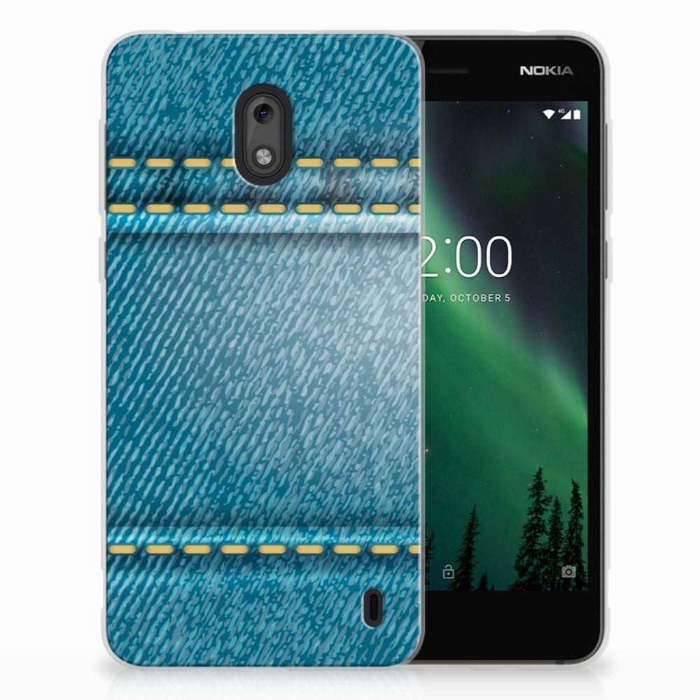 Nokia 2 Silicone Back Cover Jeans