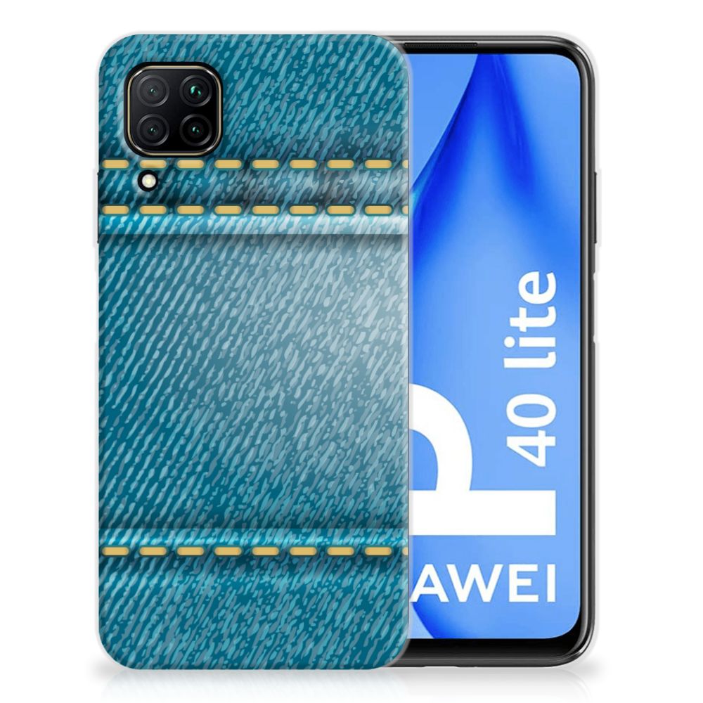 Huawei P40 Lite Silicone Back Cover Jeans