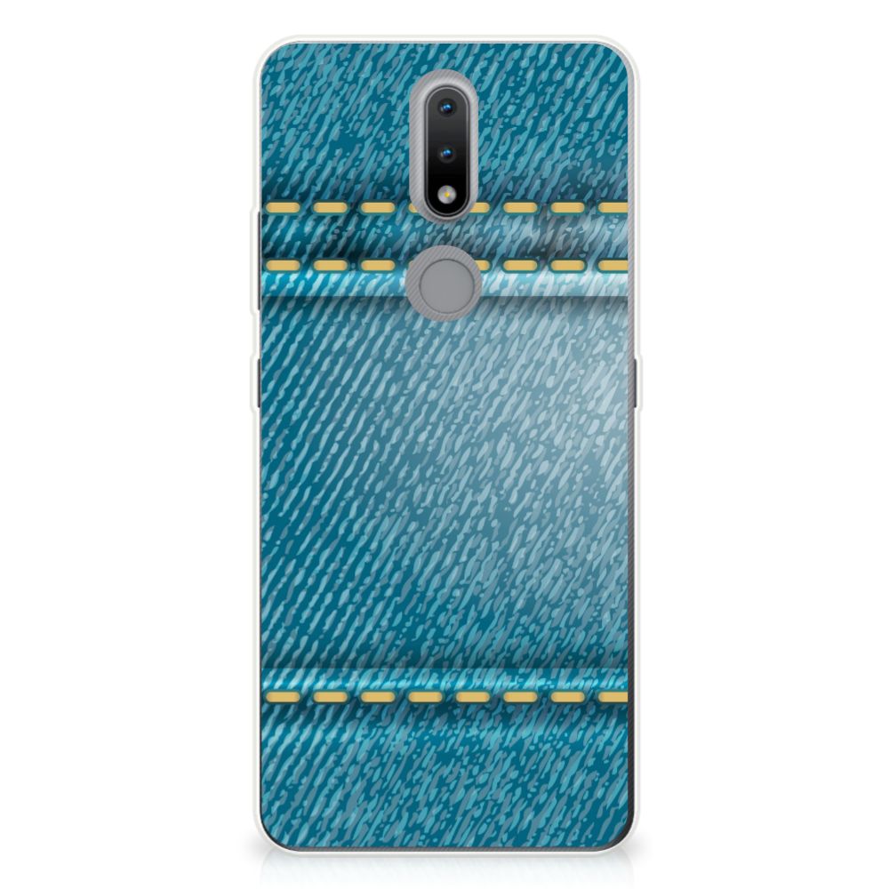 Nokia 2.4 Silicone Back Cover Jeans