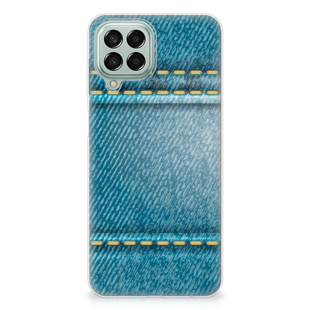 Samsung Galaxy M33 Silicone Back Cover Jeans