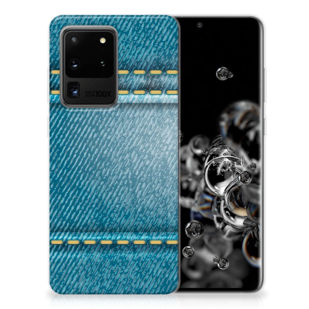 Samsung Galaxy S20 Ultra Silicone Back Cover Jeans