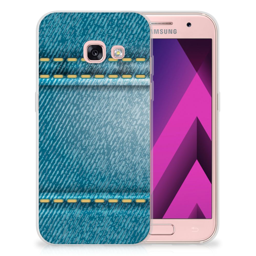 Samsung Galaxy A3 2017 Silicone Back Cover Jeans