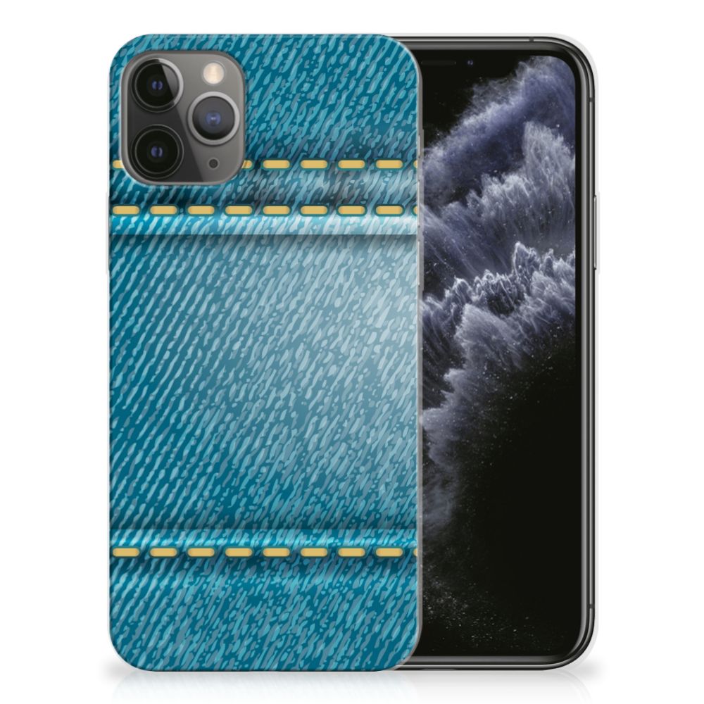 Apple iPhone 11 Pro Silicone Back Cover Jeans
