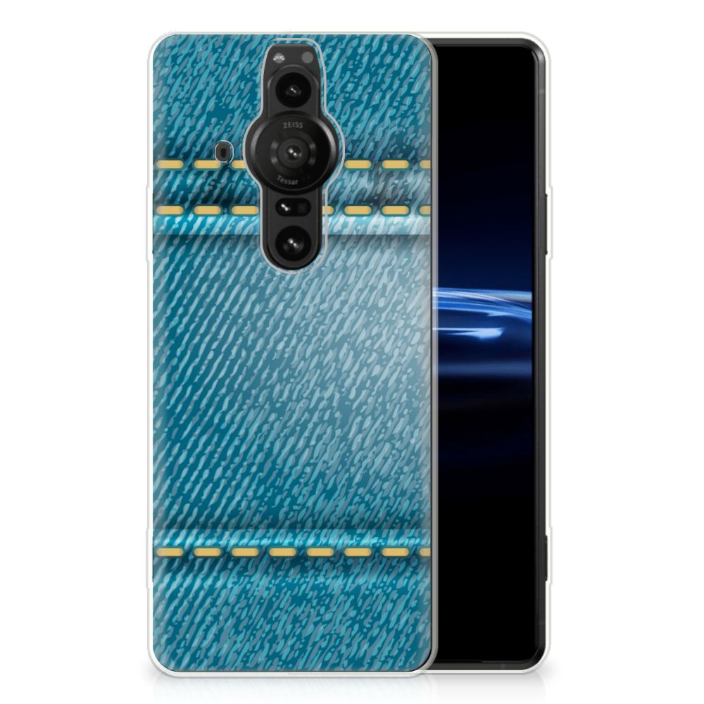 Sony Xperia Pro-I Silicone Back Cover Jeans