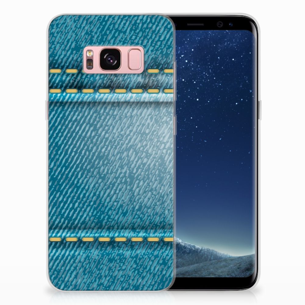 Samsung Galaxy S8 Silicone Back Cover Jeans