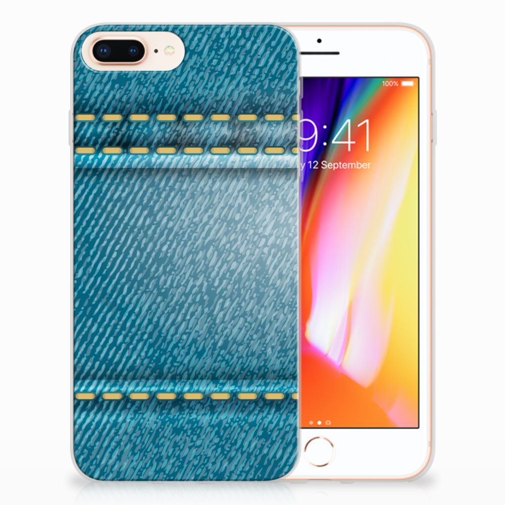 Apple iPhone 7 Plus | 8 Plus Silicone Back Cover Jeans