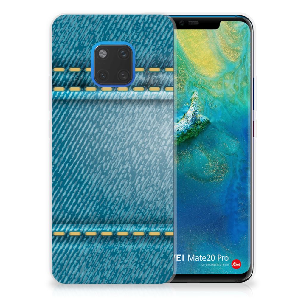 Huawei Mate 20 Pro Silicone Back Cover Jeans
