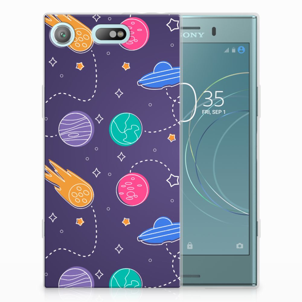 Sony Xperia XZ1 Compact Silicone Back Cover Space