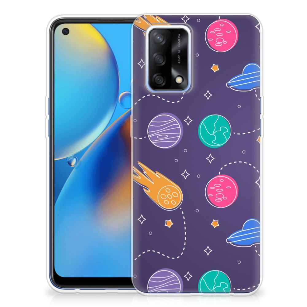 OPPO A74 4G Silicone Back Cover Space