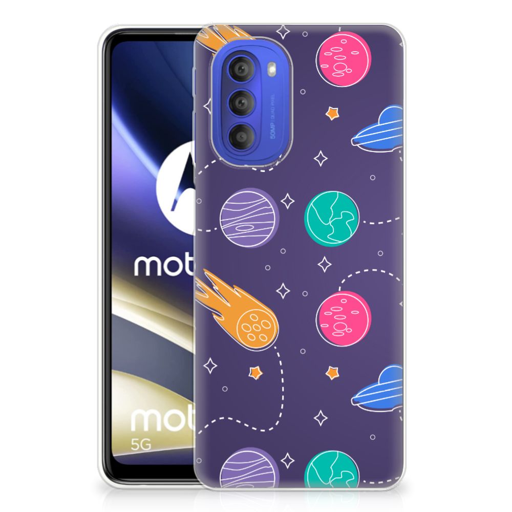 Motorola Moto G51 5G Silicone Back Cover Space