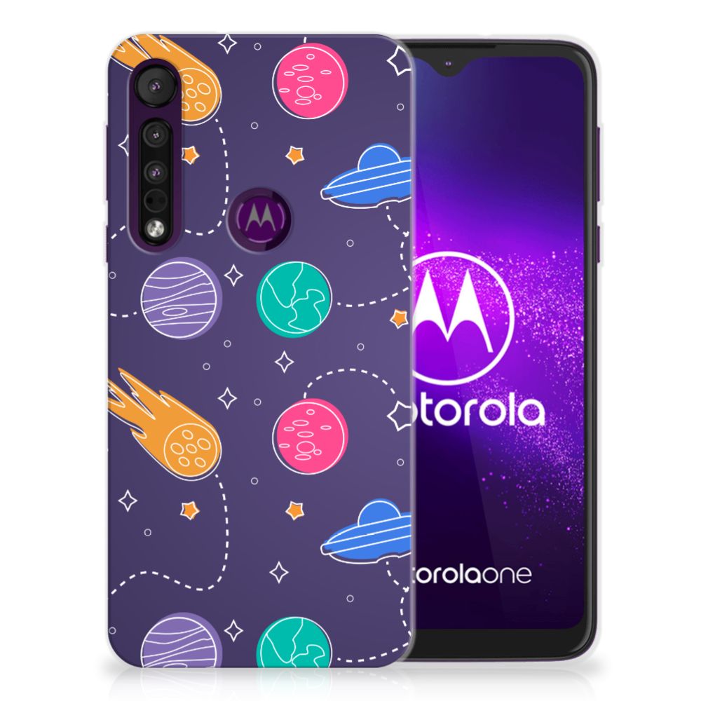 Motorola One Macro Silicone Back Cover Space