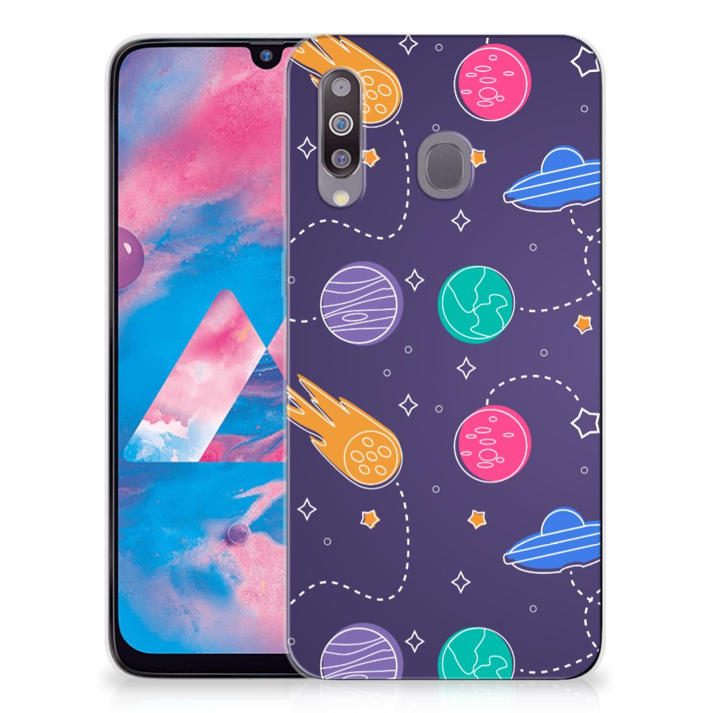 Samsung Galaxy M30 Silicone Back Cover Space