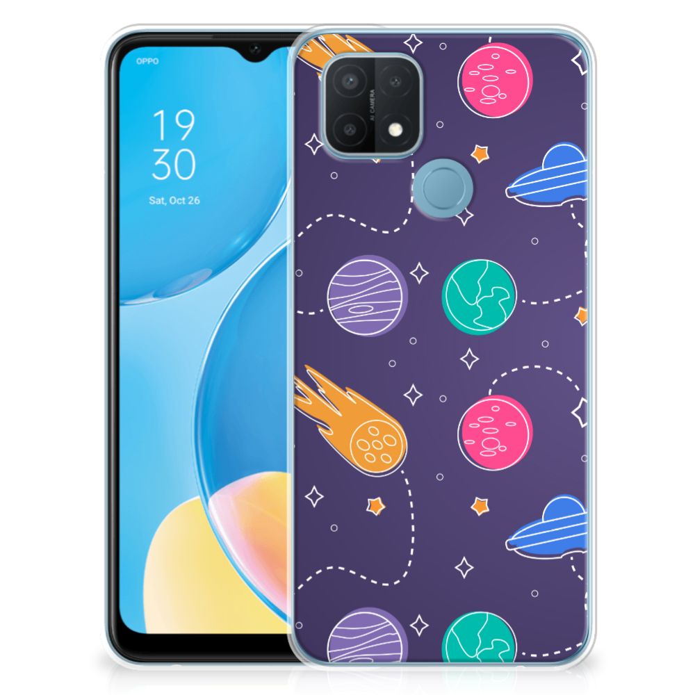OPPO A15 Silicone Back Cover Space