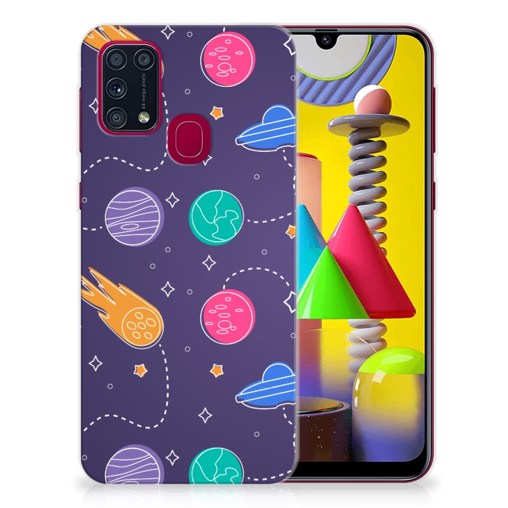 Samsung Galaxy M31 Silicone Back Cover Space