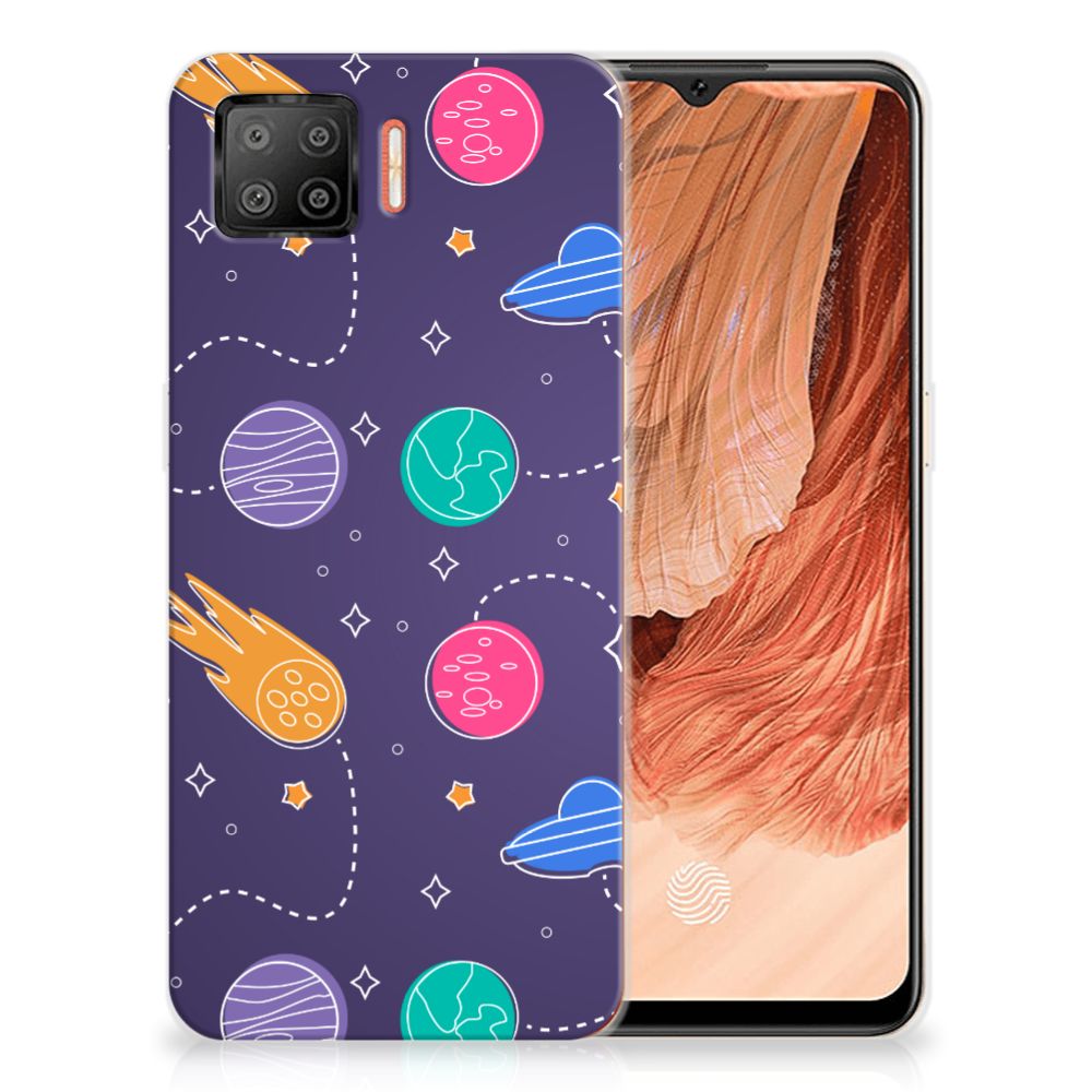 OPPO A73 4G Silicone Back Cover Space