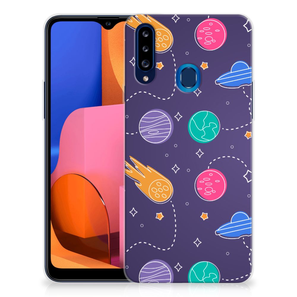 Samsung Galaxy A20s Silicone Back Cover Space