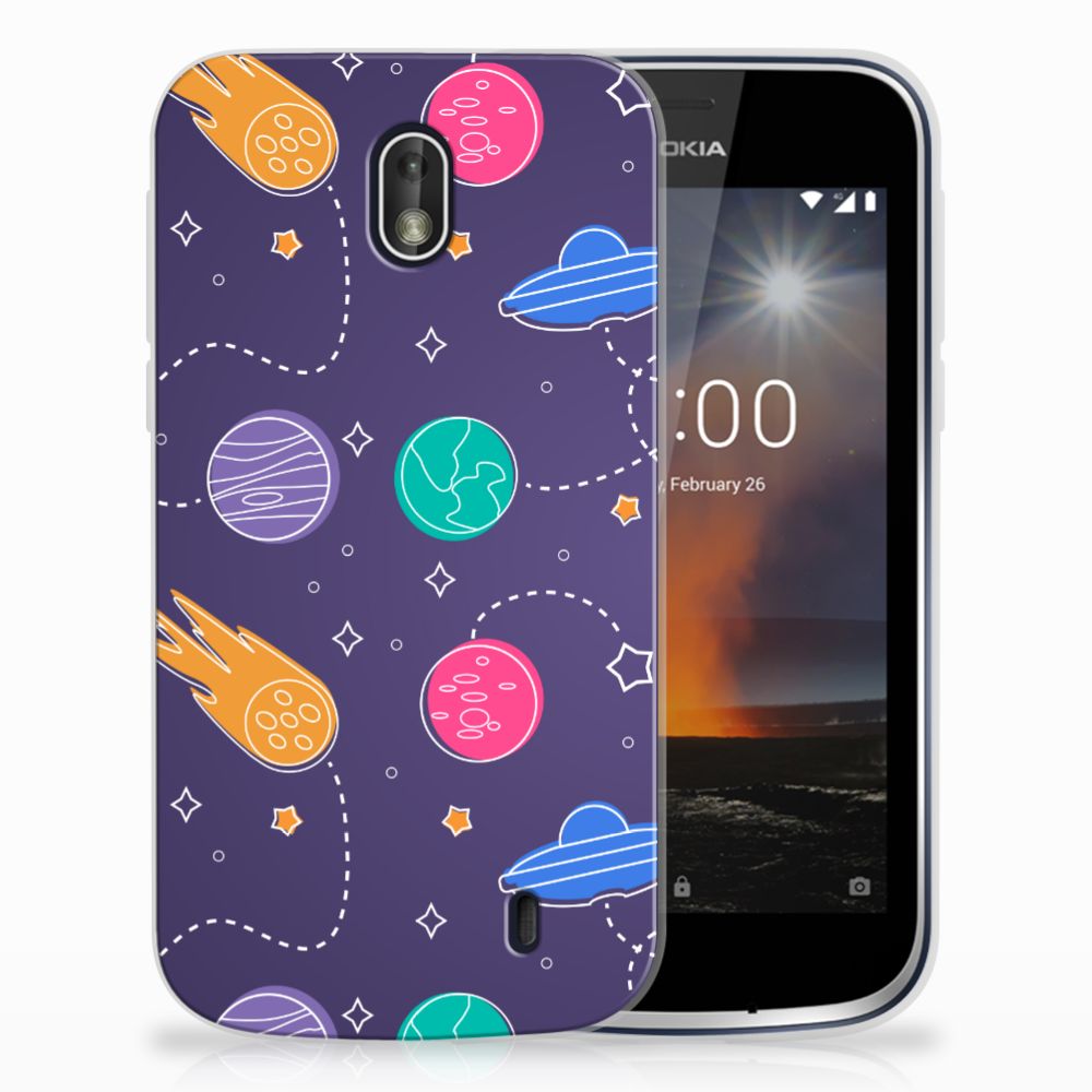 Nokia 1 Silicone Back Cover Space
