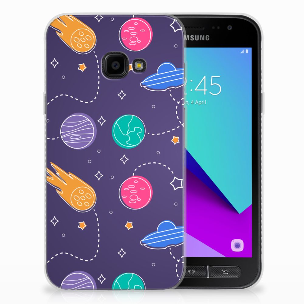 Samsung Galaxy Xcover 4 Uniek TPU Hoesje Space