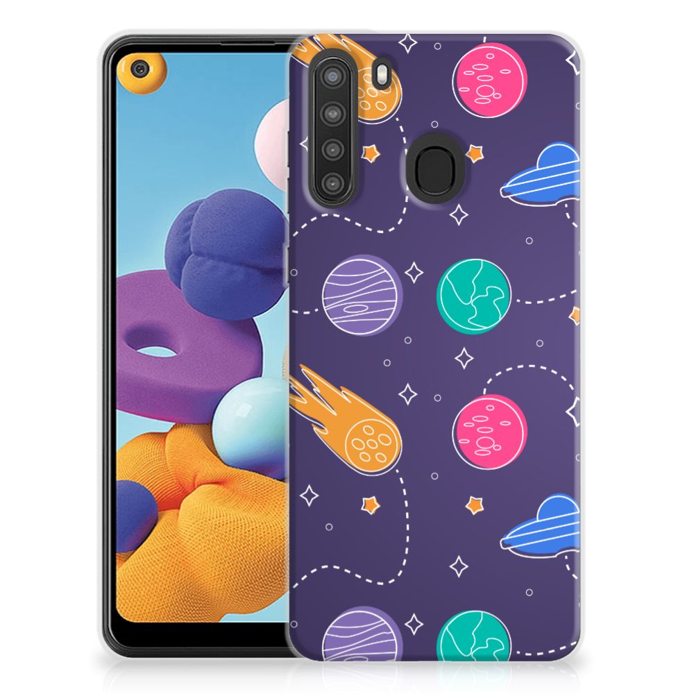 Samsung Galaxy A21 Silicone Back Cover Space