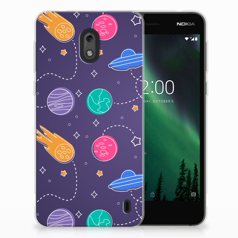 Nokia 2 Silicone Back Cover Space