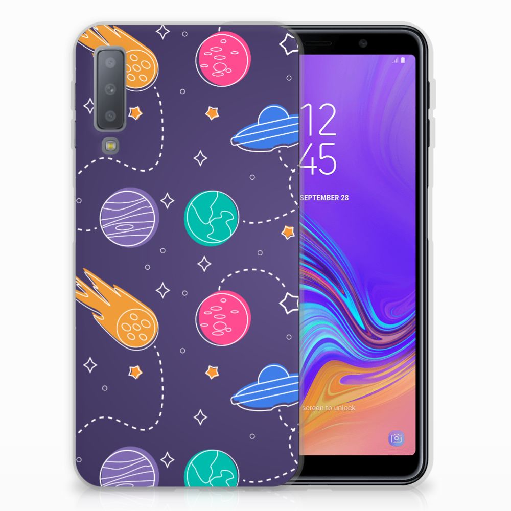 Samsung Galaxy A7 (2018) Silicone Back Cover Space