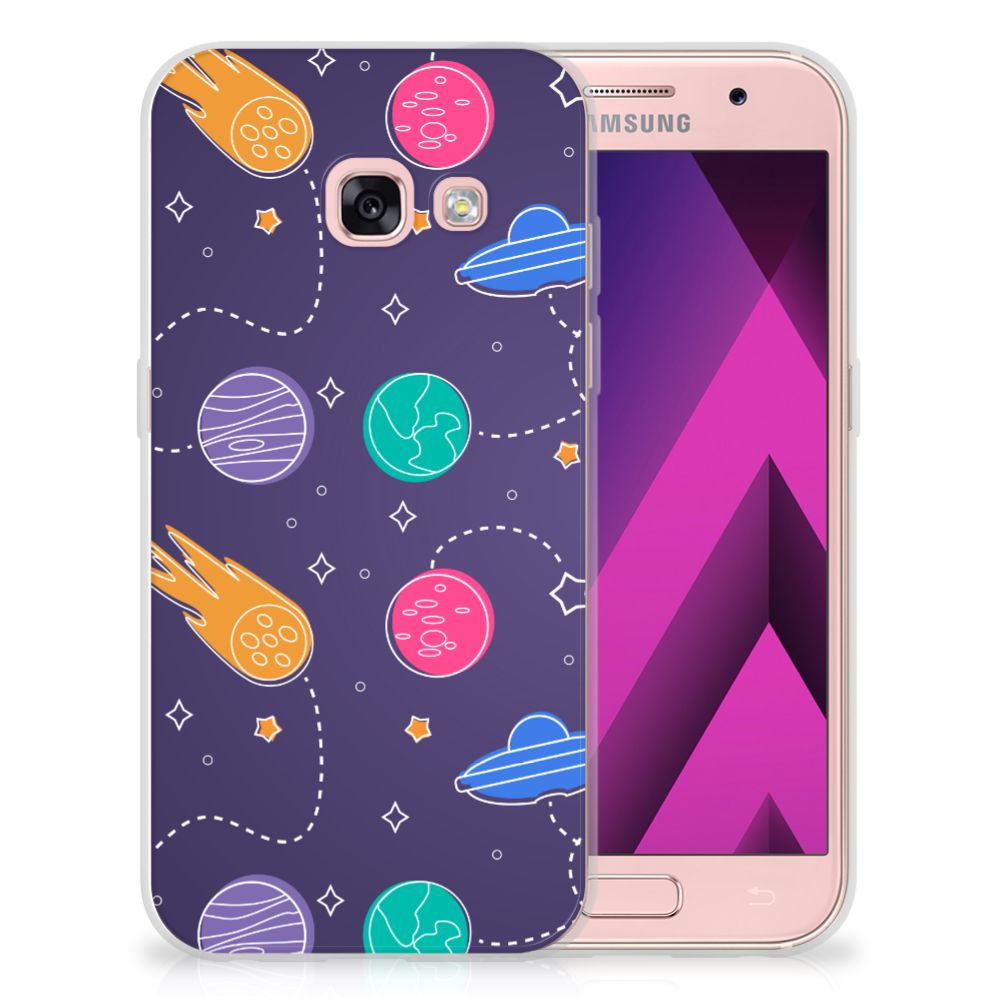 Samsung Galaxy A3 2017 Silicone Back Cover Space