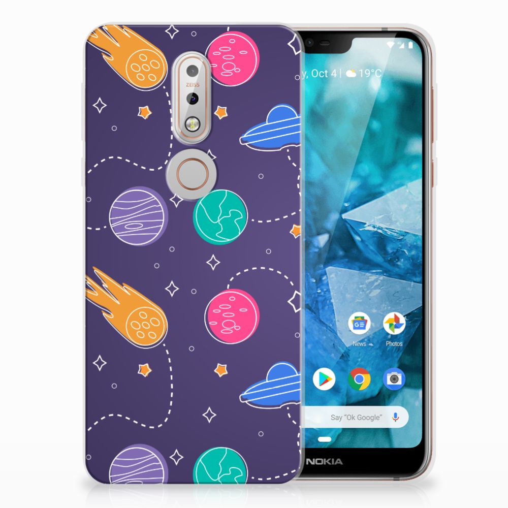 Nokia 7.1 Silicone Back Cover Space