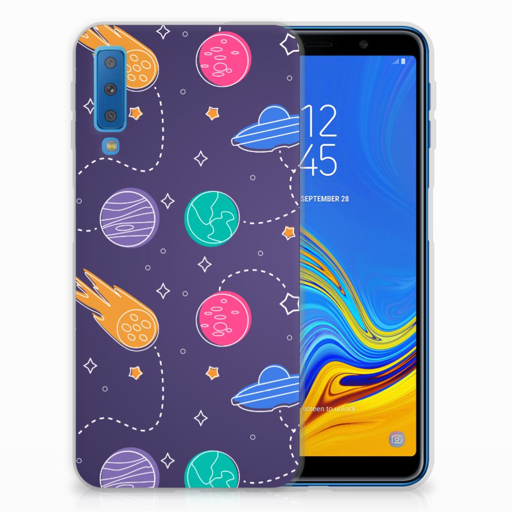 Samsung Galaxy A7 (2018) Silicone Back Cover Space