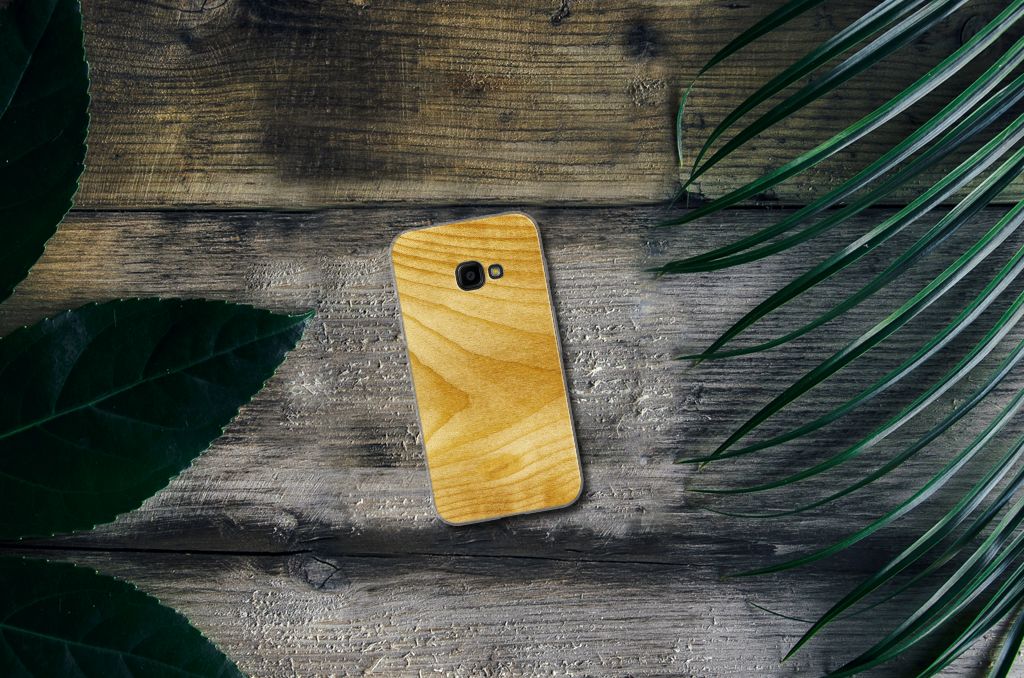 Samsung Galaxy Xcover 4 | Xcover 4s Bumper Hoesje Licht Hout