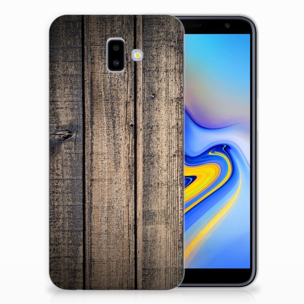 Samsung Galaxy J6 Plus (2018) TPU Hoesje Design Steigerhout