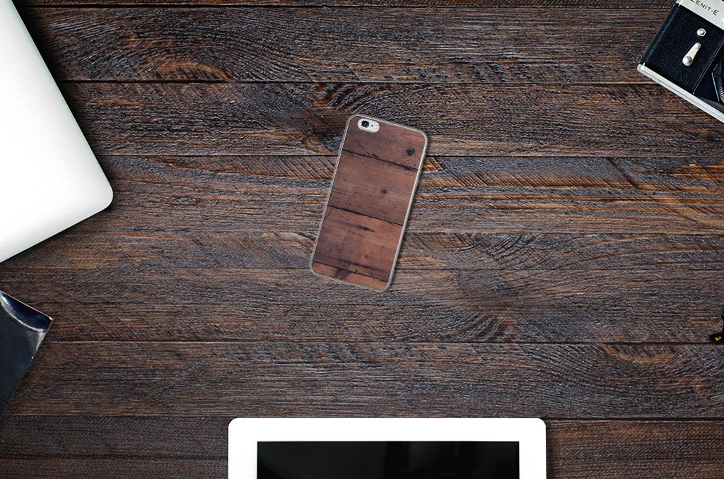 Apple iPhone 6 | 6s Bumper Hoesje Old Wood