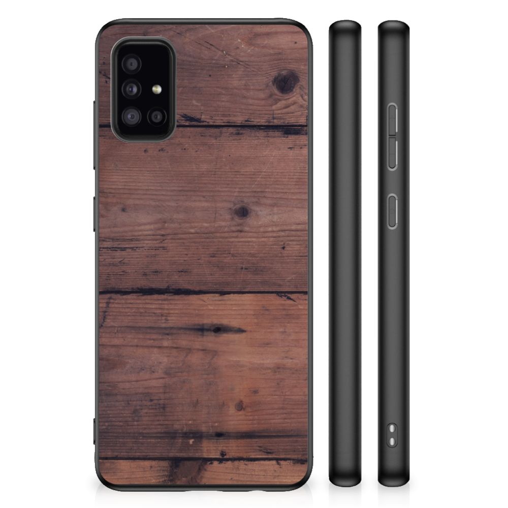 Samsung Galaxy A51 Grip Case Old Wood