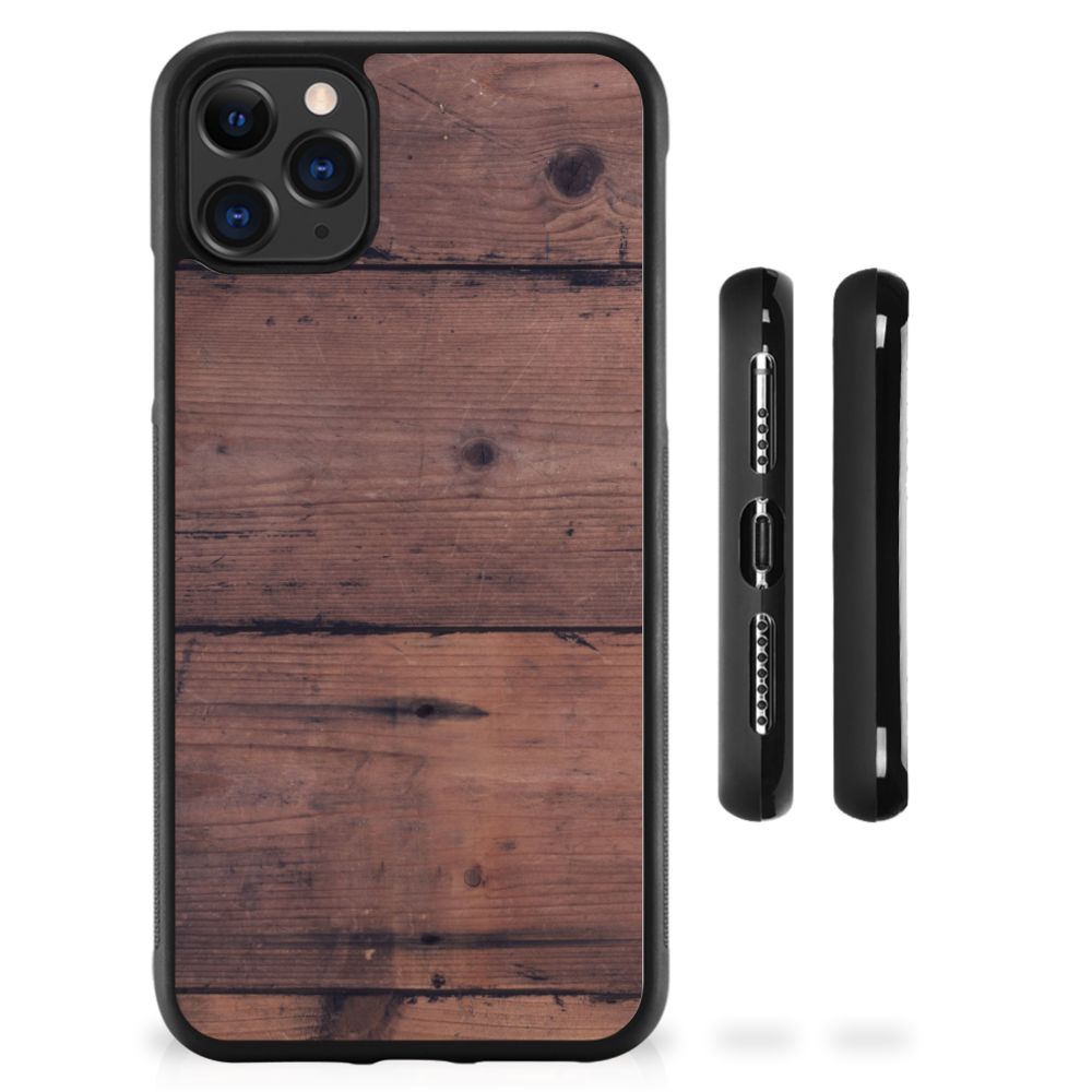 Apple iPhone 11 Pro Max Grip Case Old Wood
