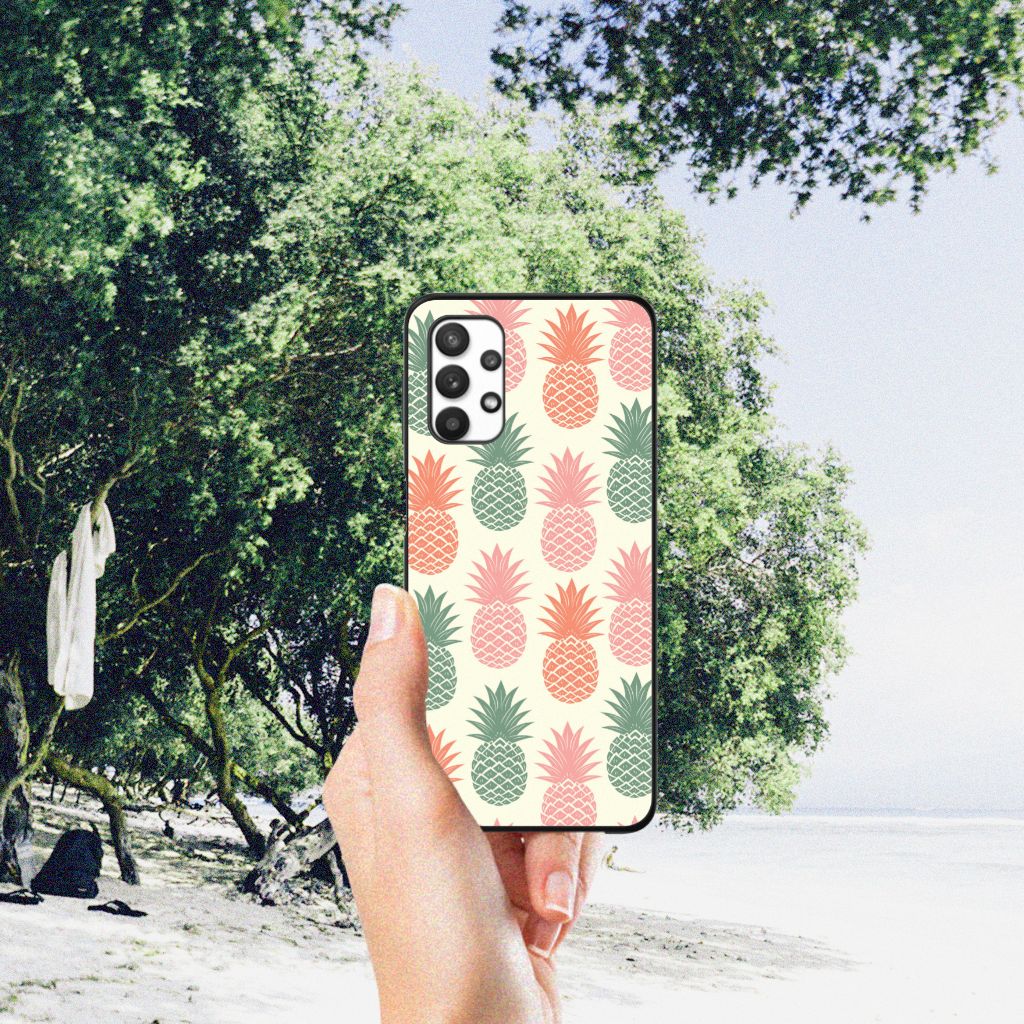 Samsung Galaxy A32 5G Back Cover Hoesje Ananas 